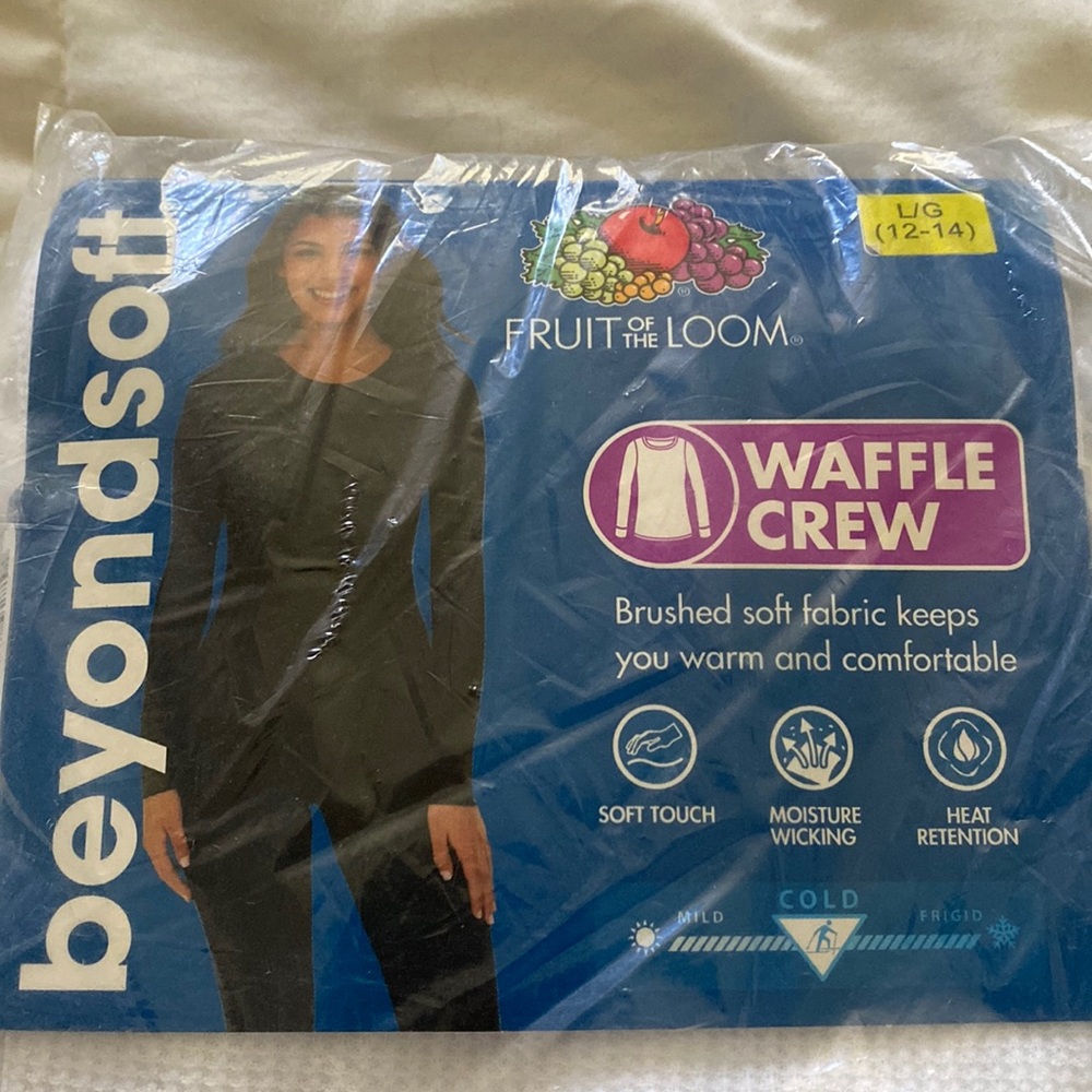 New thermal underwear.  Size large